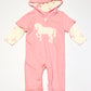 Hooded horse onesie - Size 00