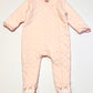 Pink quilted onesie - Size 00