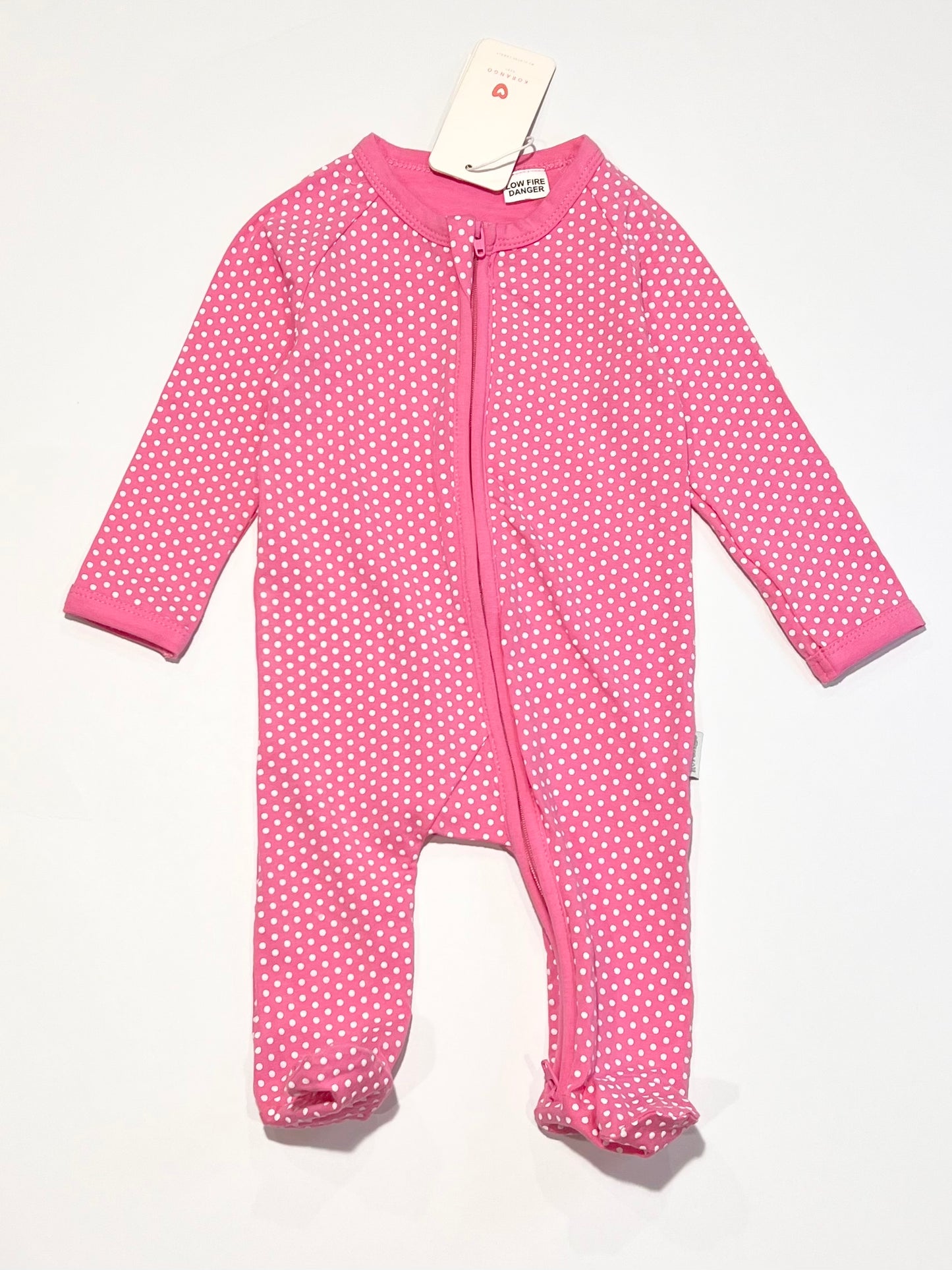 Spotty zip onesie brand new - Size 00