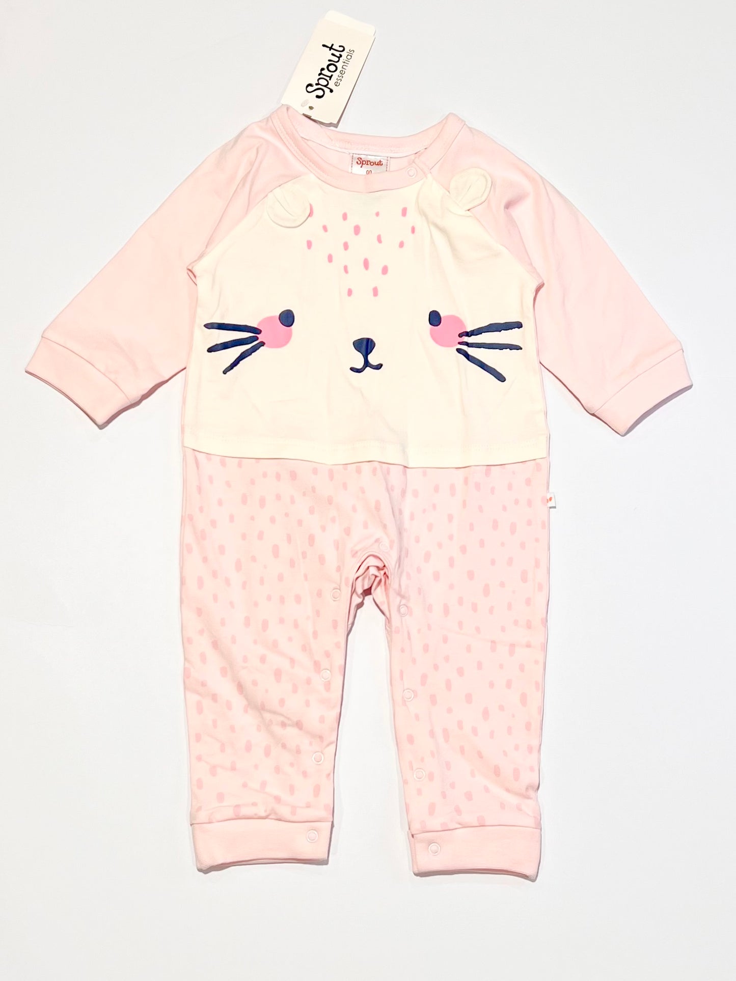 Pink onesie brand new - Size 00