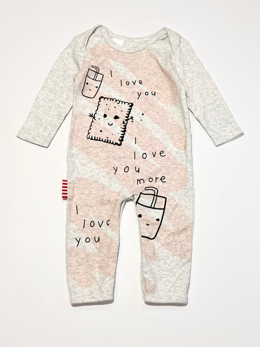 Milk & cookies onesie - Size 00