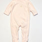 Light pink velour onesie - Size 00