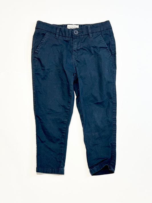 Navy chinos - Size 3