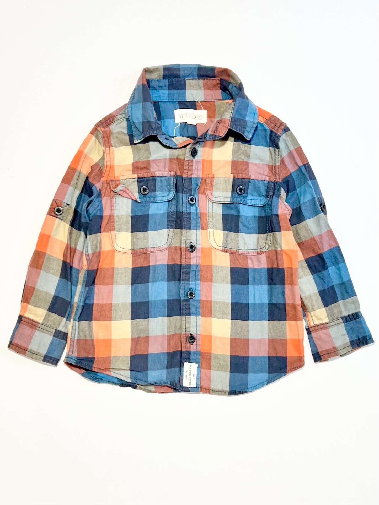 Woven checkered shirt - Size 3