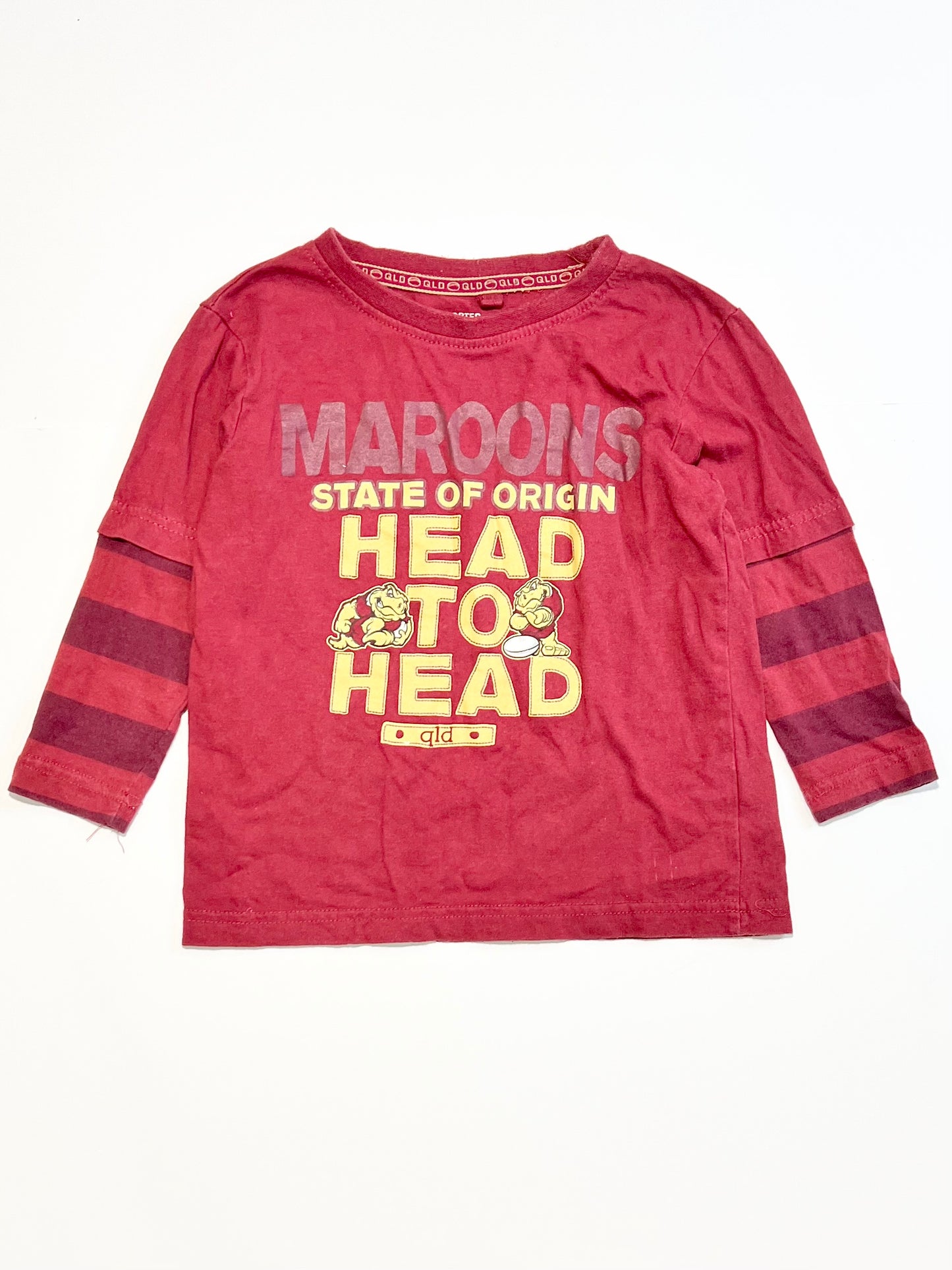 Maroons top - Size 3