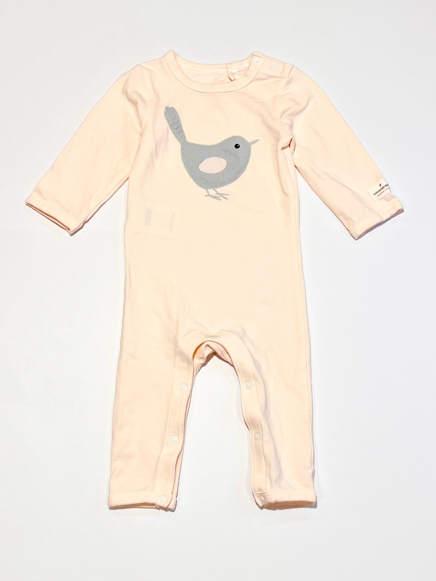 Pink bird onesie - Size 00