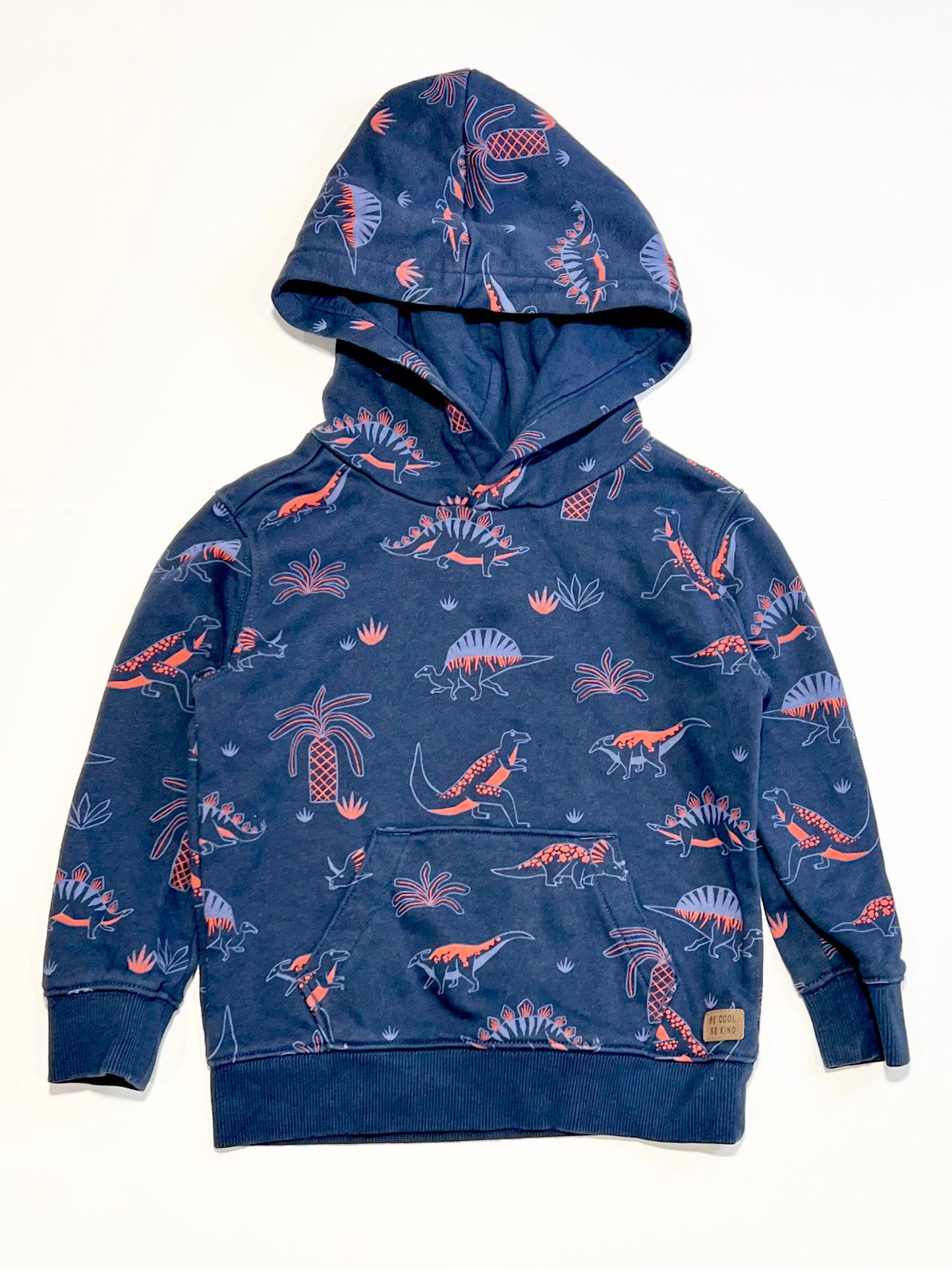 Navy dino hoodie - Size 3