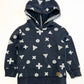 Navy shapes hoodie - Size 3