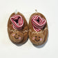 Gingerbread booties - Size 3-6 months