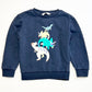 Navy dinosaurs sweater - Size 3-4
