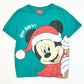 Christmas Mickey tee - Size 5