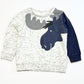 Grey moose sweater - Size 3