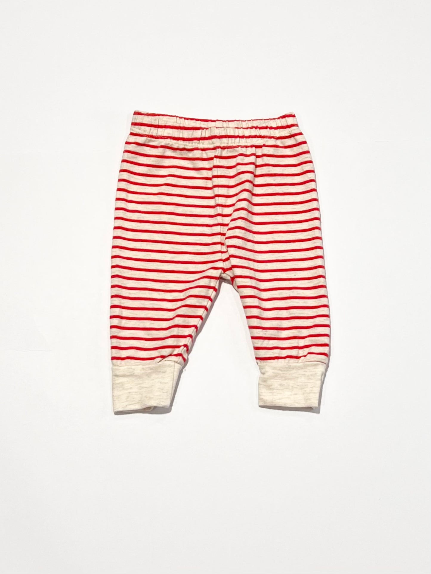 Red striped leggings - Size 000