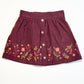 Corduroy embroidered skirt - Size 3-4