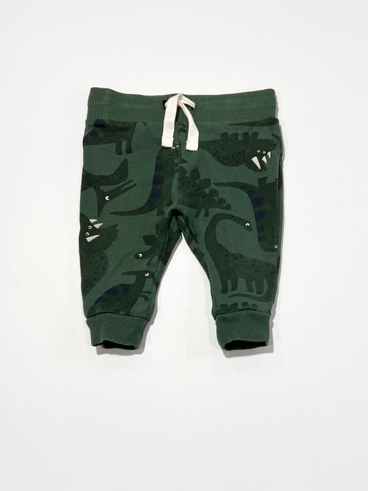 Green dinosaur trackies - Size 000