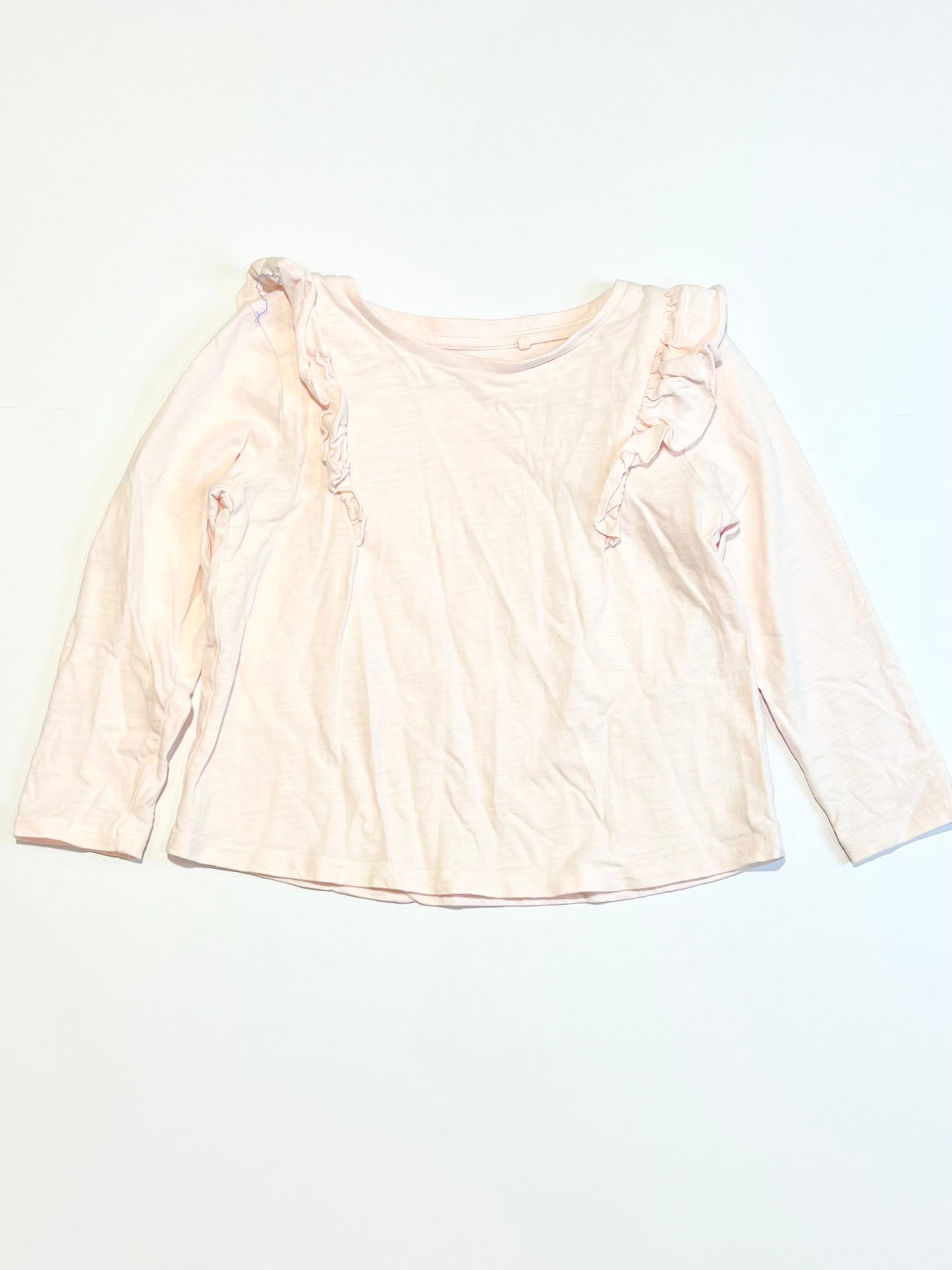 Pink ruffle top - Size 3