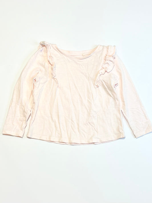 Pink ruffle top - Size 3