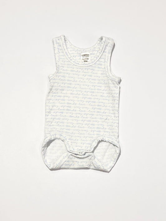 Blue bamboo bodysuit - Size 000