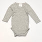 Grey lace trim bodysuit - Size 000
