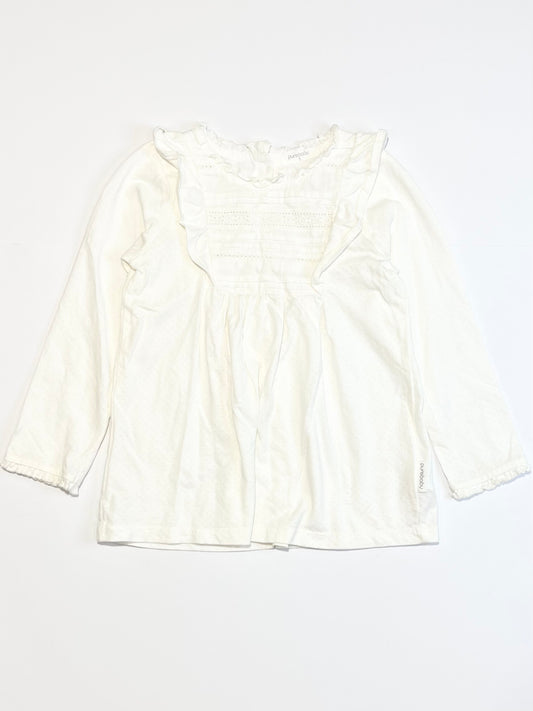 Jersey ruffle top - Size 3