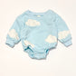 Blue clouds bodysuit - Size 000