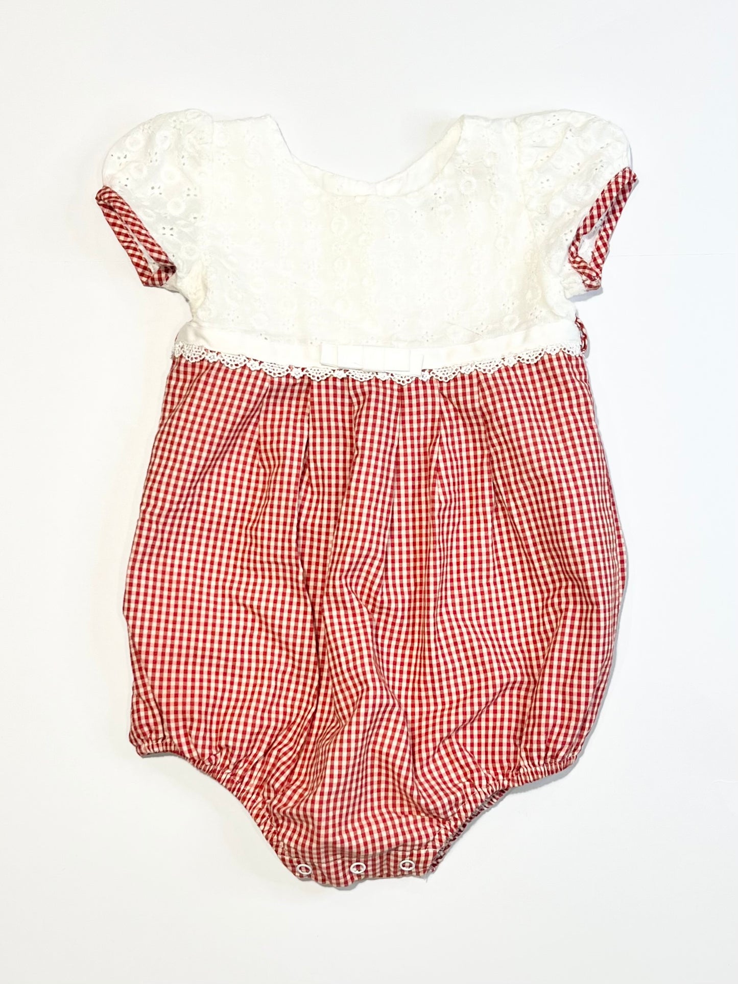 Gingham romper - Size 0