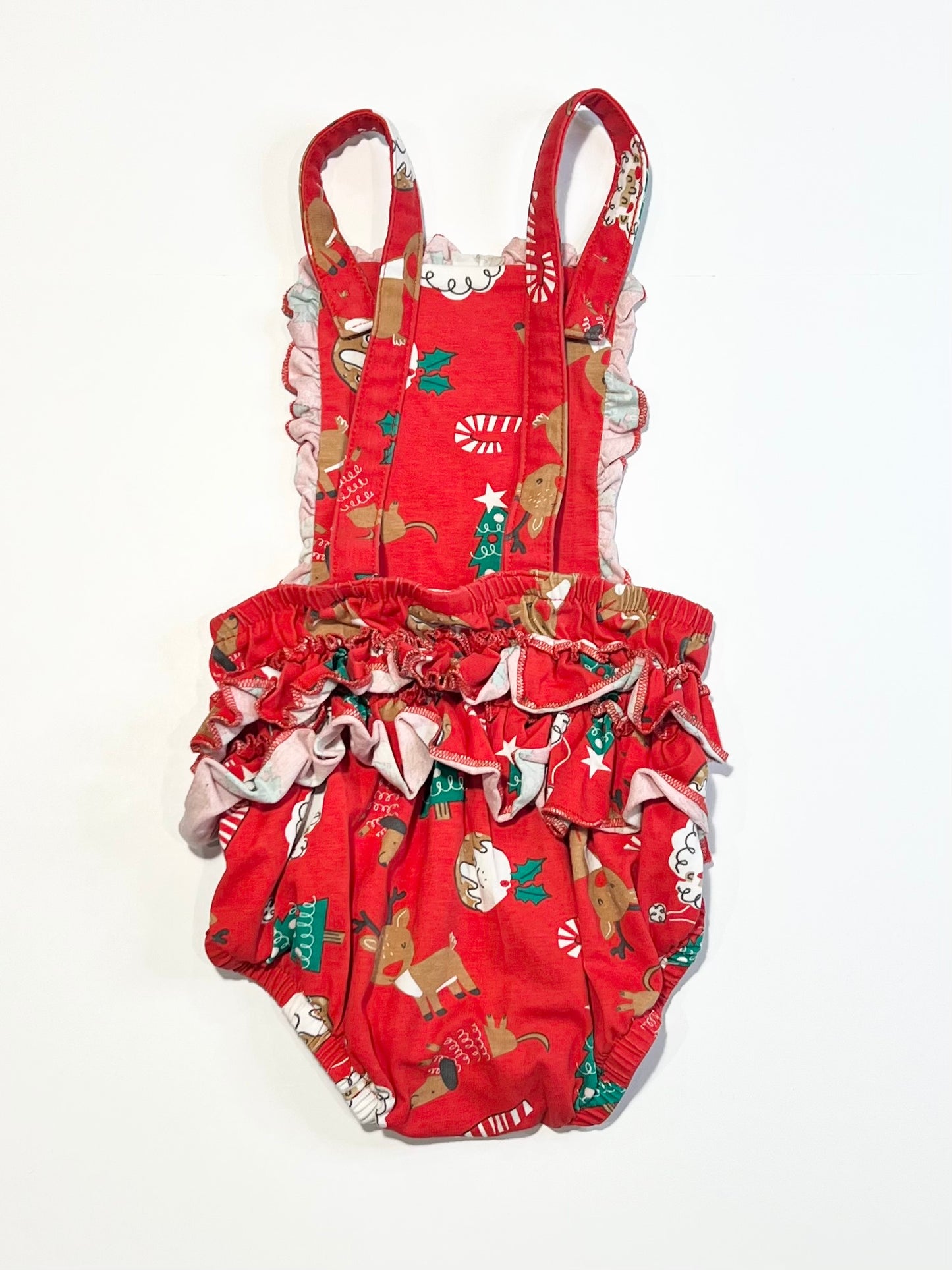 Christmas jersey romper - Size 0