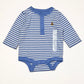 Striped henley bodysuit brand new - Size 000