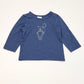 Blue bear top - Size 000