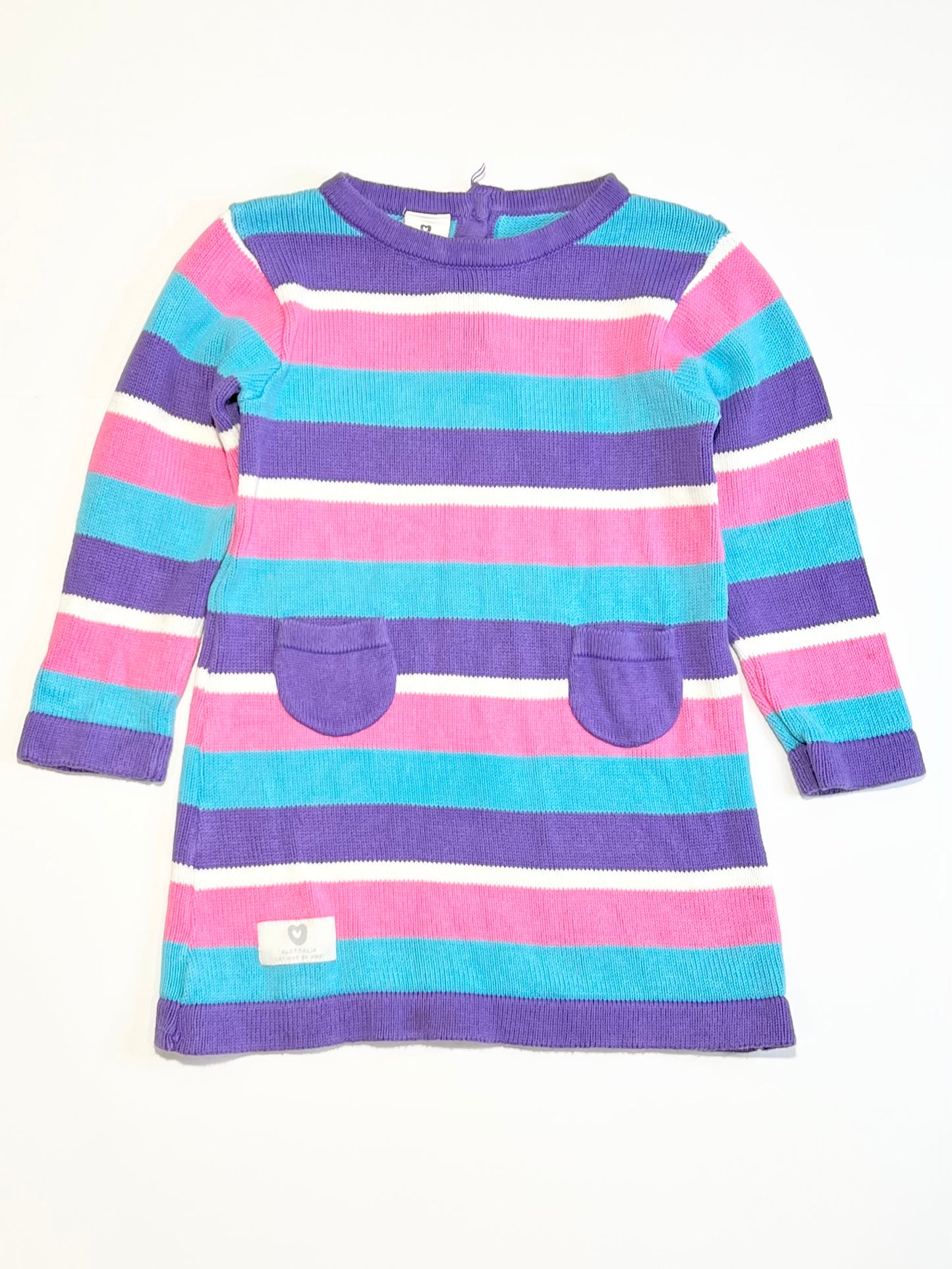 Striped knit dress - Size 3