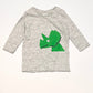 Grey dinosaur top - Size 000