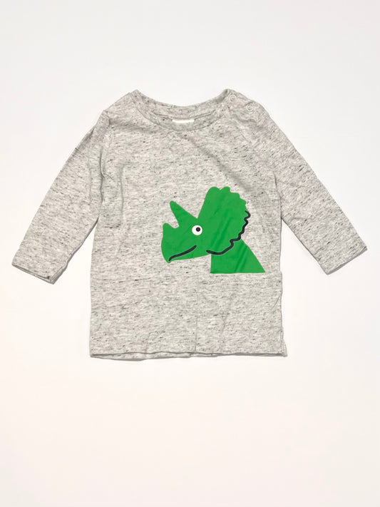 Grey dinosaur top - Size 000