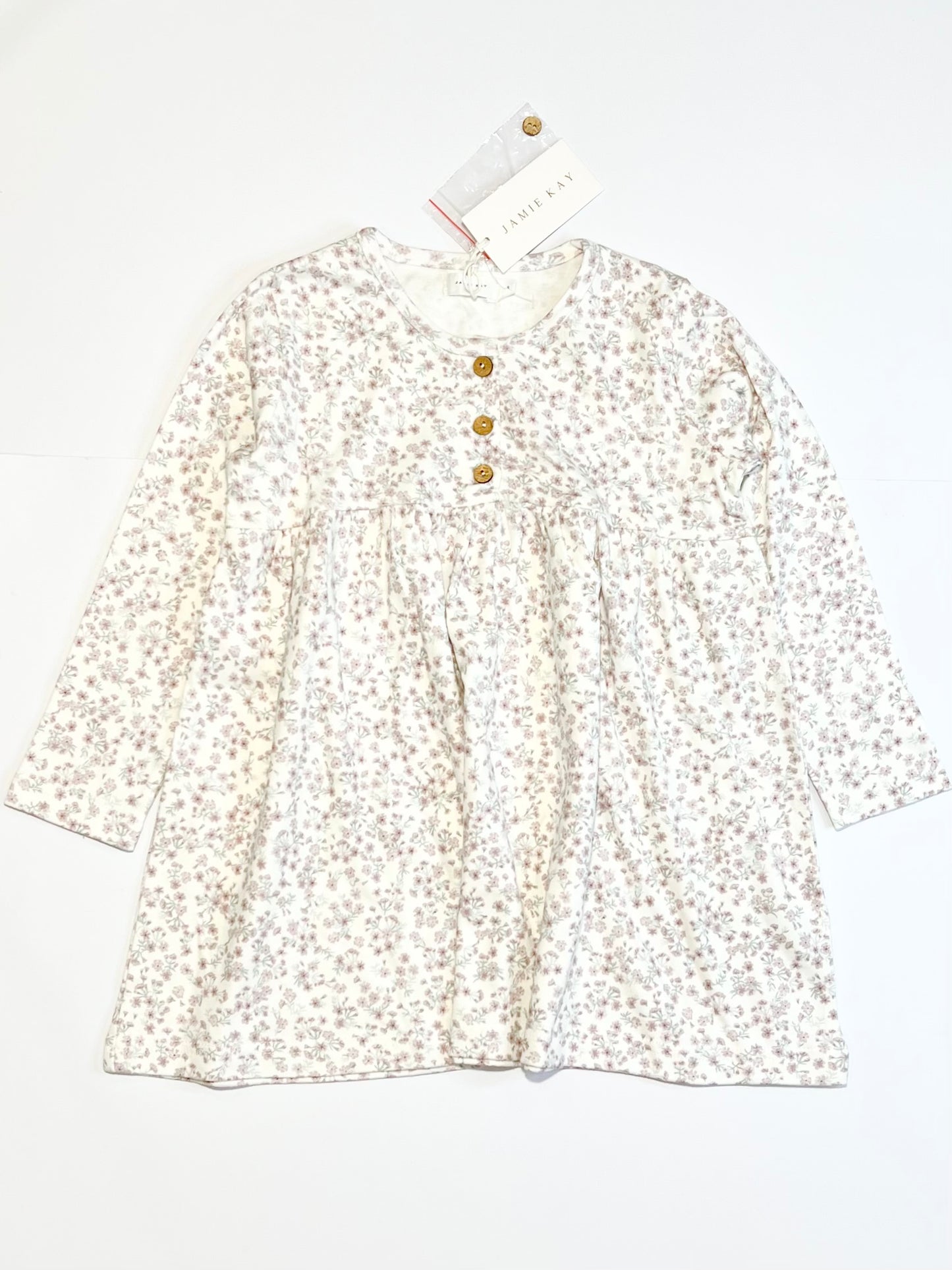 Floral jersey dress brand new - Size 3