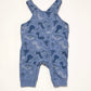 Fleece dinosaur overalls - Size 000