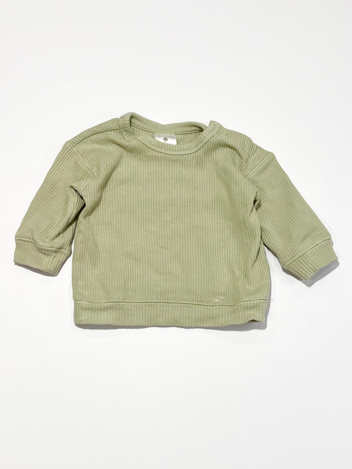 Green ribbed sweater - Size 000