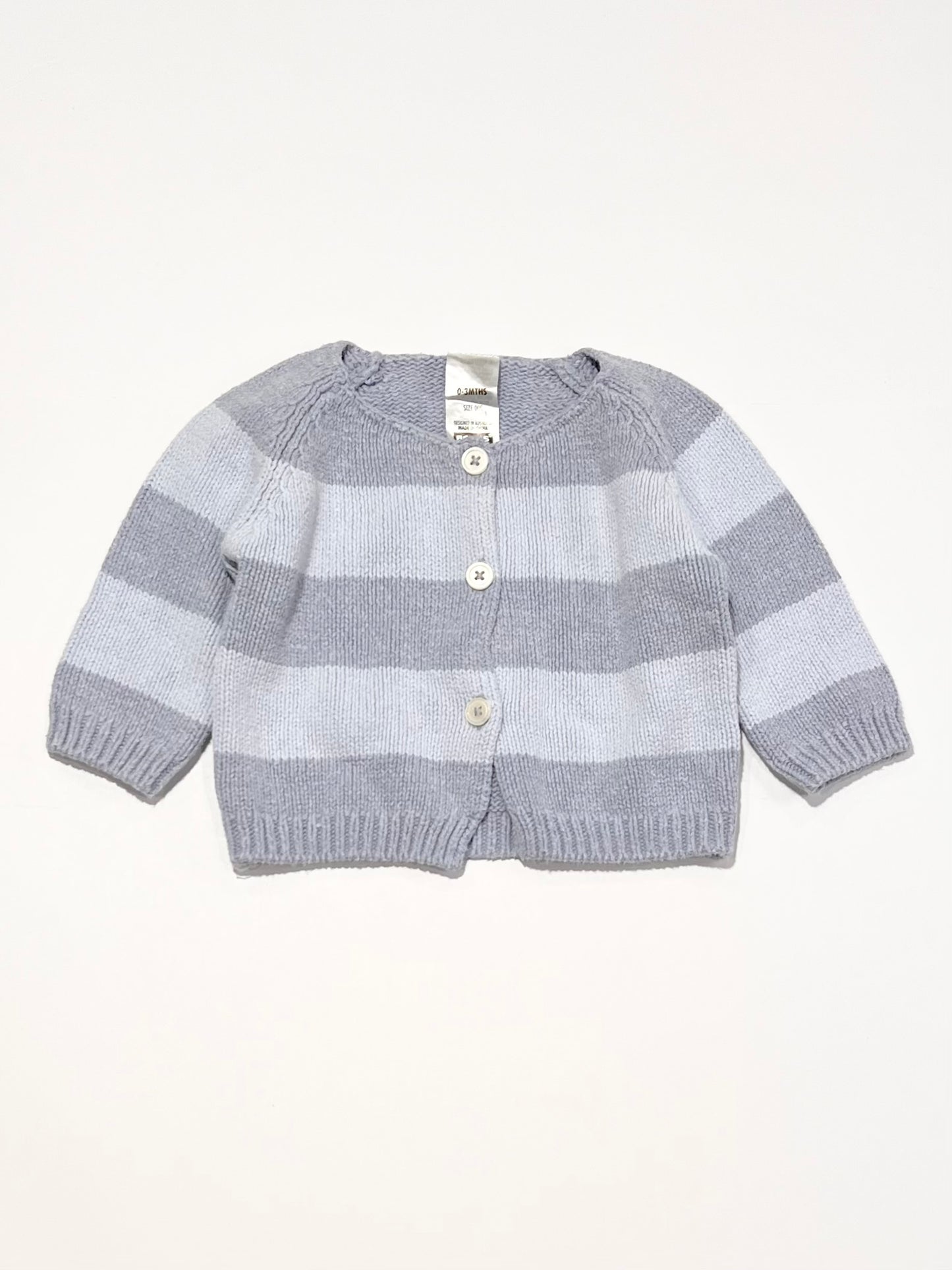 Blue striped cardigan - Size 000