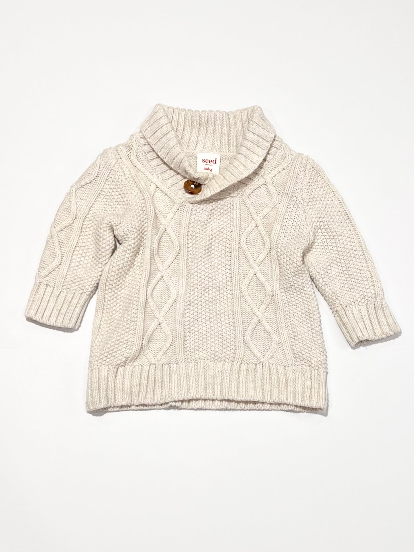 Cream knit jumper - Size 000