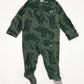 Green dinos zip onesie - Size 000