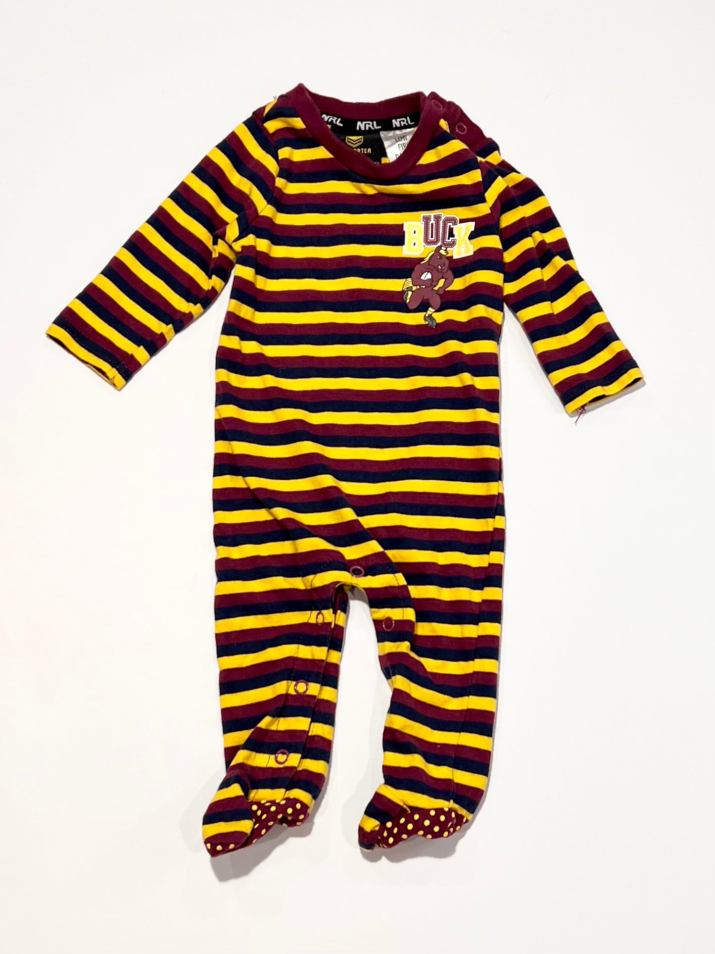 Brisbane Broncos onesie - Size 000