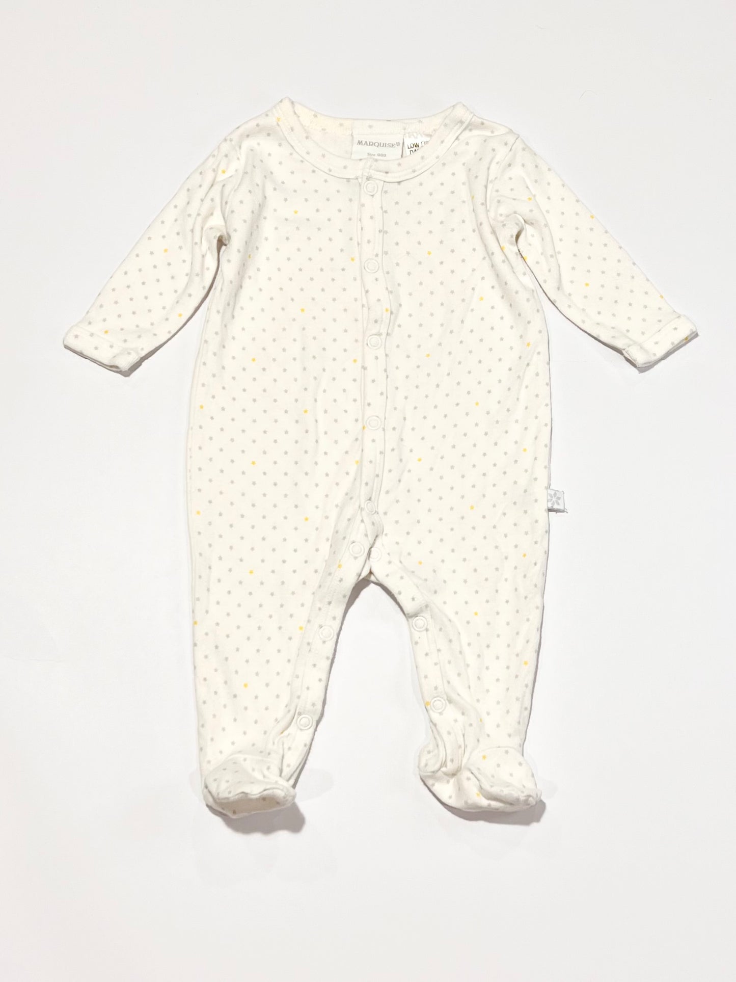 Ribbed stars onesie - Size 000