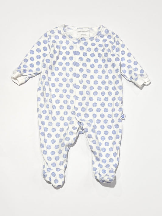 Blue circles onesie - Size 000