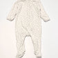 Grey stars zip onesie - Size 000