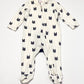 Navy bunnies zip onesie - Size 000
