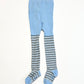 Striped whale tights - Size 1-2