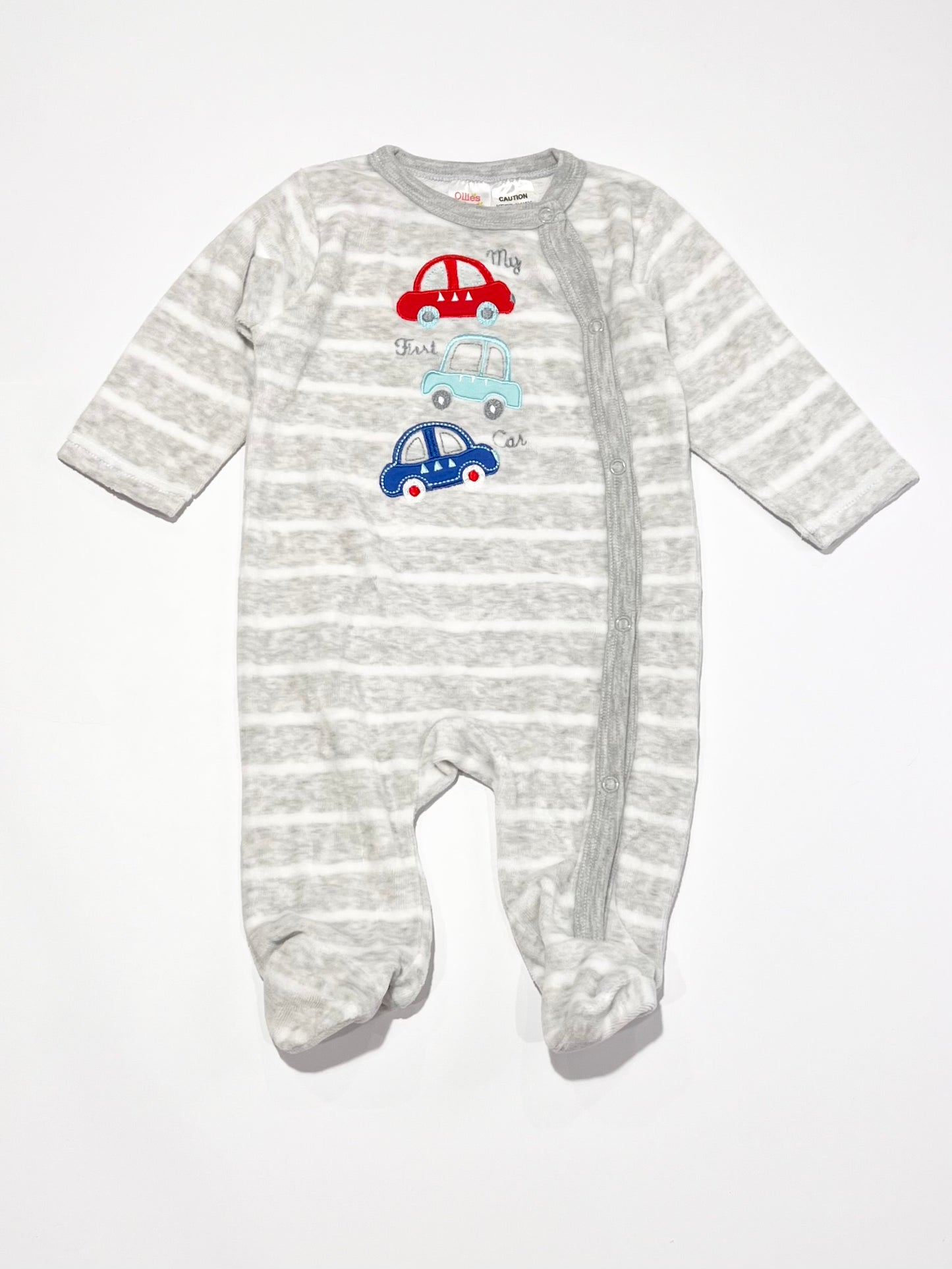 Cars velour onesie - Size 000