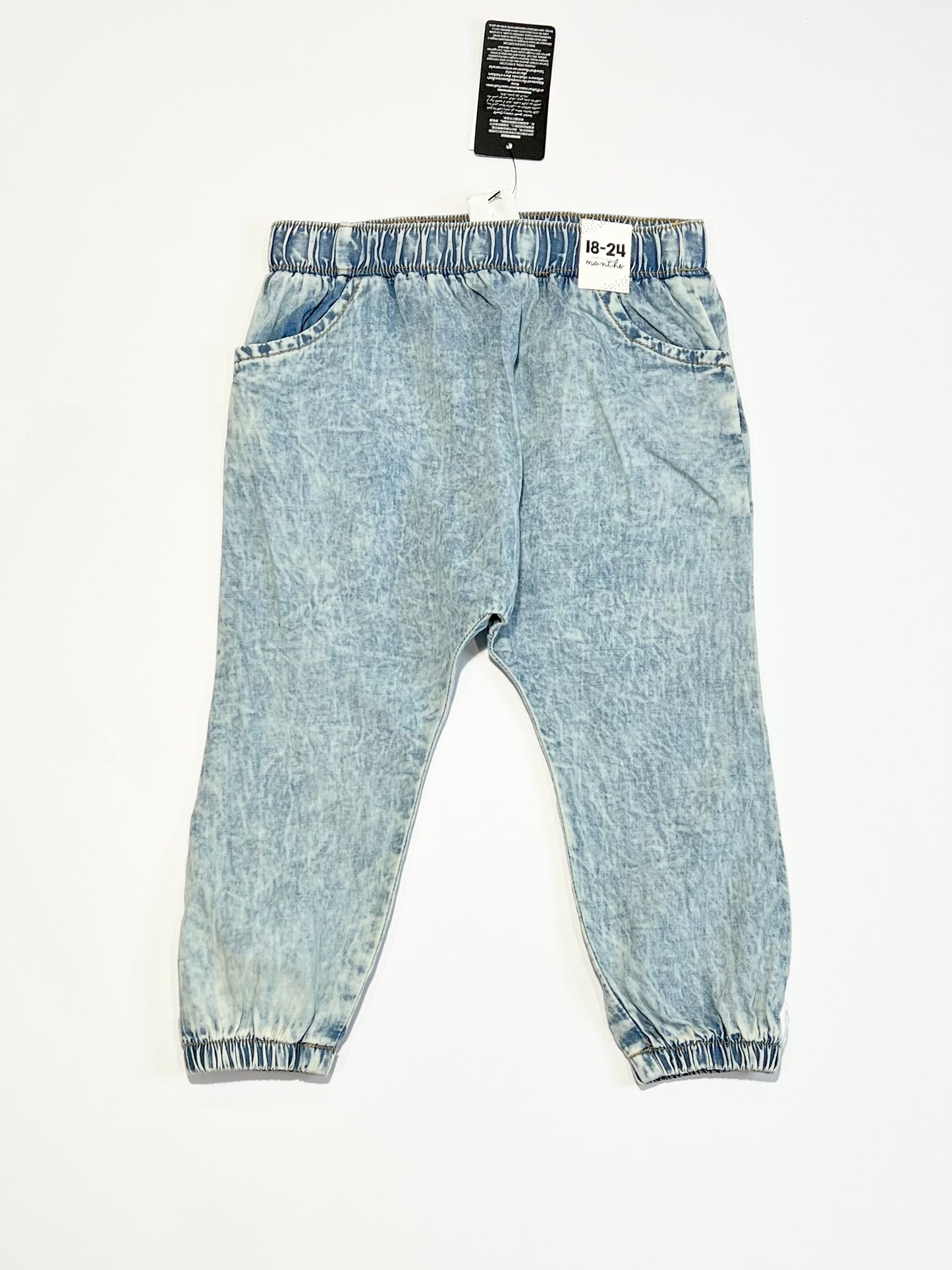 Blue chambray pants brand new - Size 2