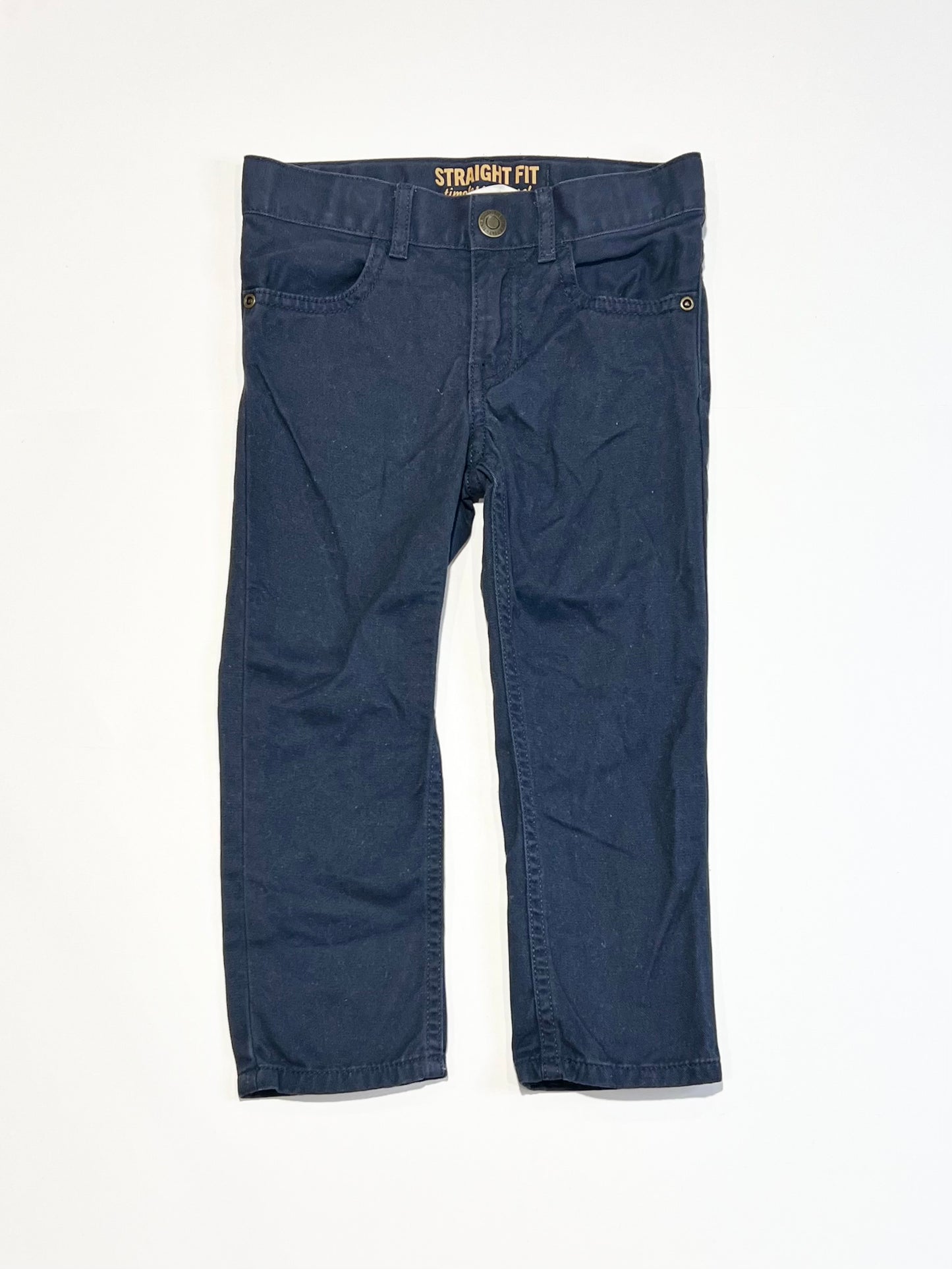 Navy straight fit pants - Size 2-3