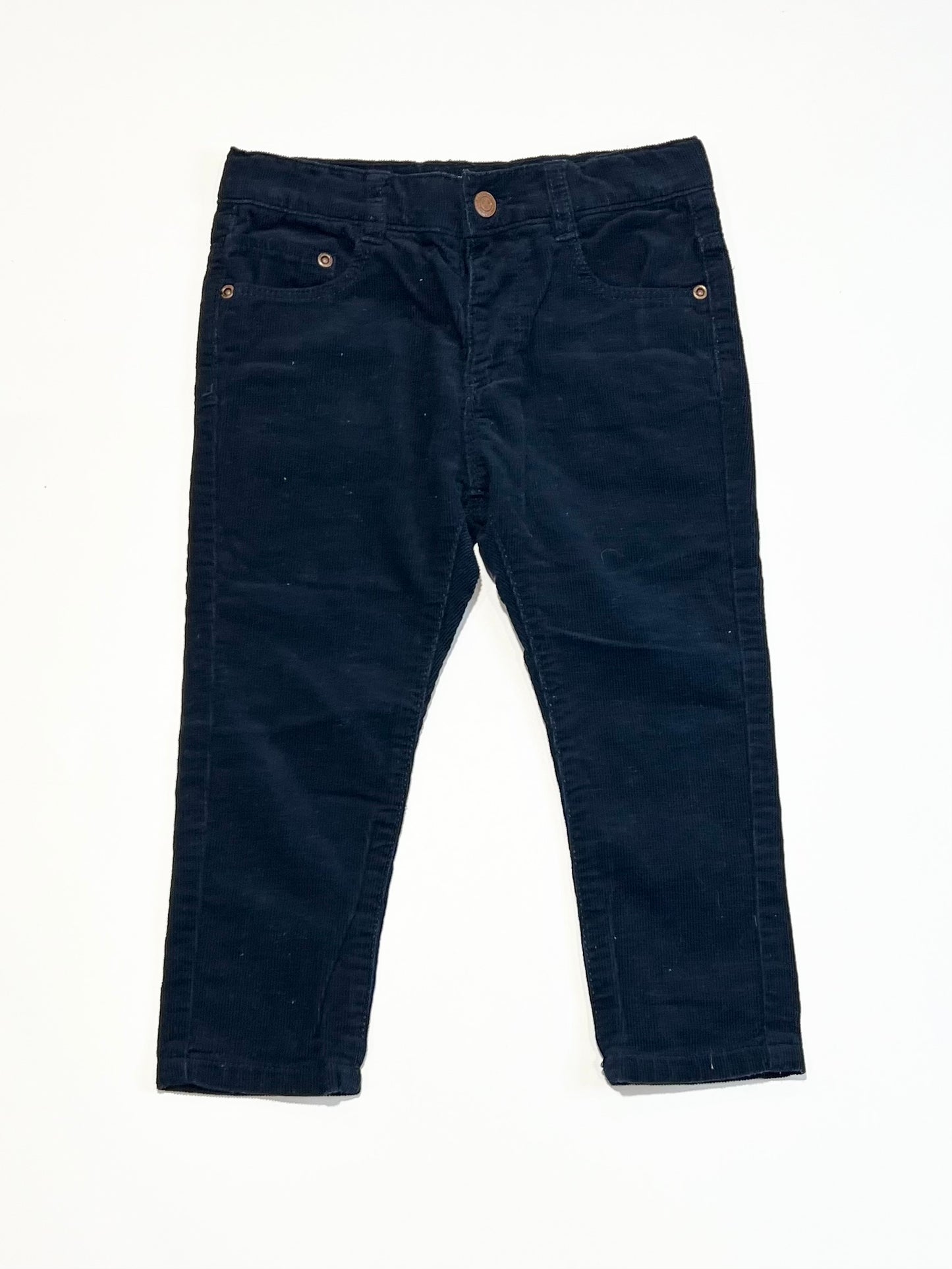 Navy corduroy pants - Size 2