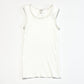 White ribbed singlet - Size 2