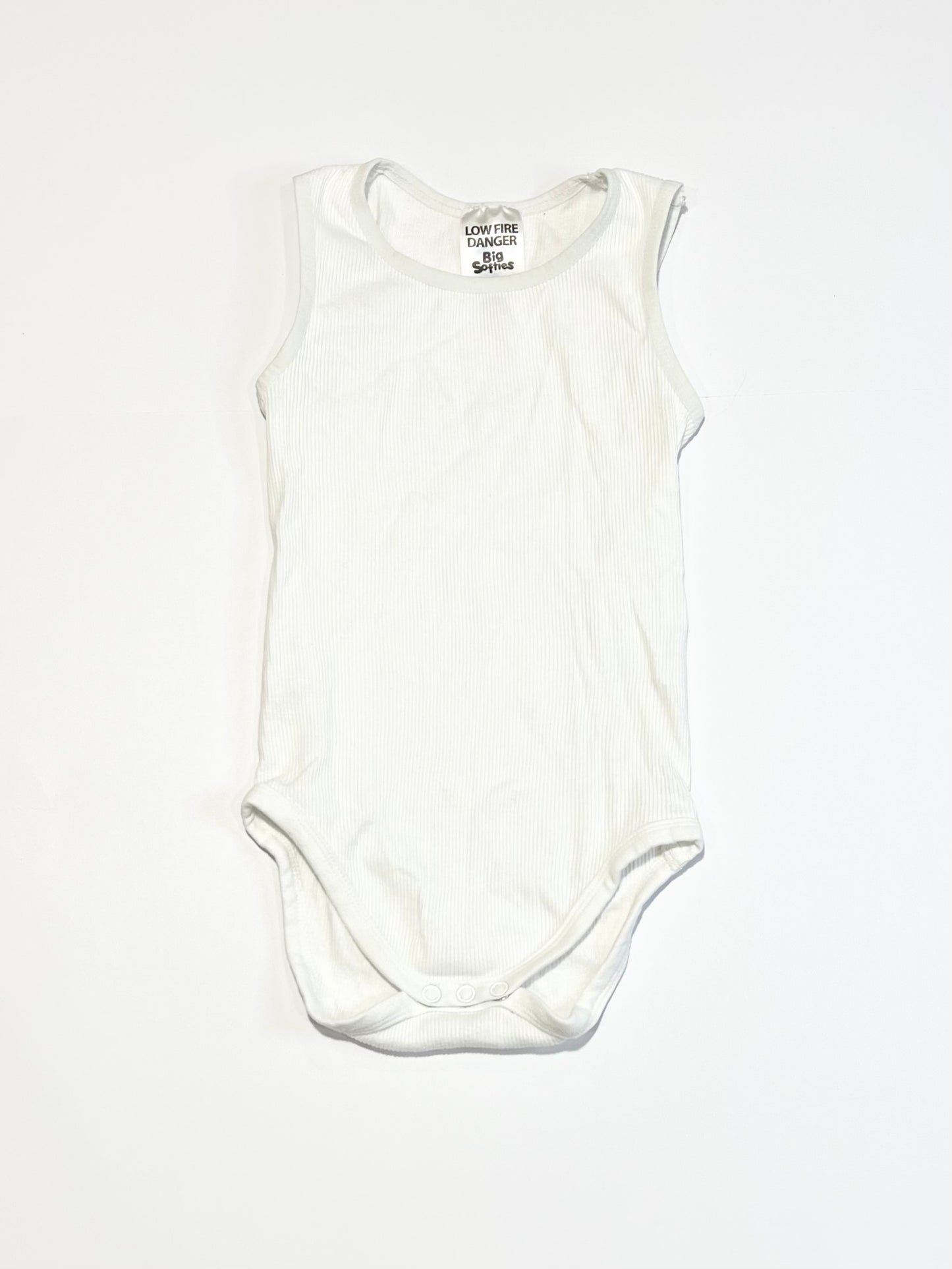 White ribbed bodysuit - Size 2